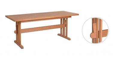 ECO-S4 (200x80x75cm, beech, natural, oiled)