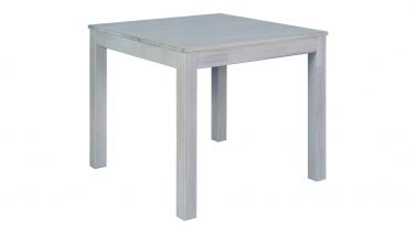 ECO-S6 (90x90x75cm, beech, stained white, lacquered)